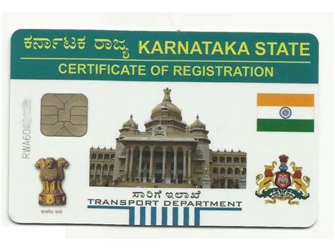 karnataka vehicle registration smart card status|car registration board karnataka.